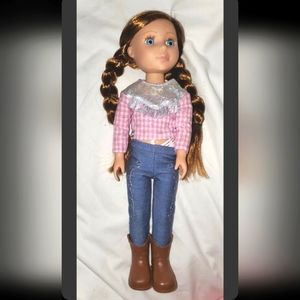 :* used glitter girls 14" doll battat our generation